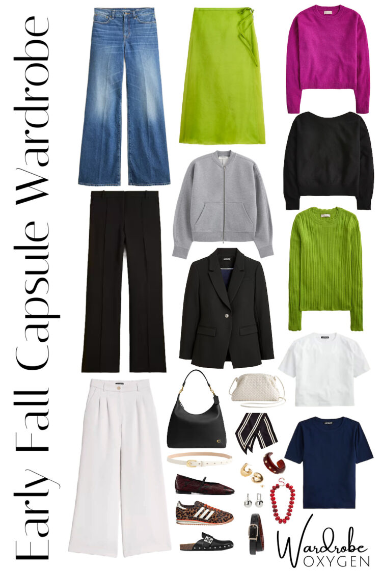 early fall capsule wardrobe inspired by j. crew 2025