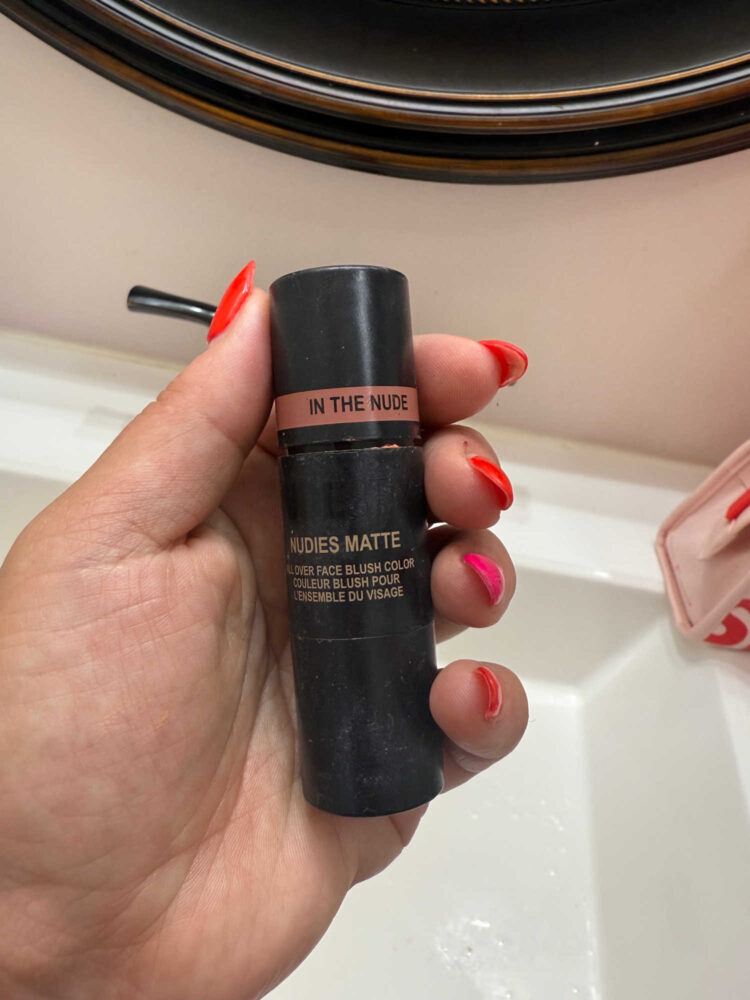 nudestix matte blush in the nude