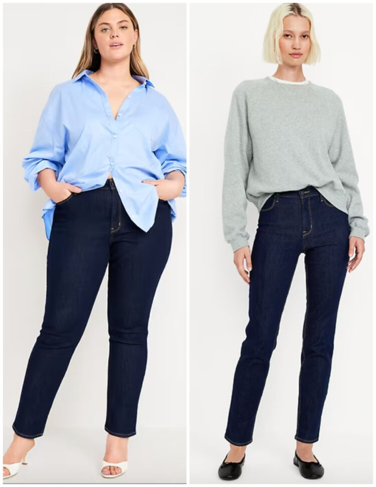 Old Navy High-Waisted Wow Straight Ankle Jeans