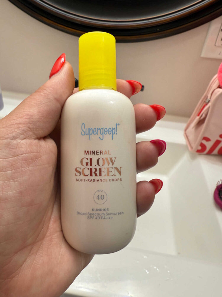 supergoop mineral glow screen