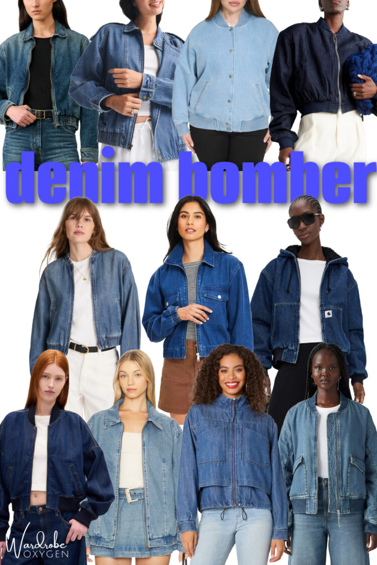 denim bomber jacket trend