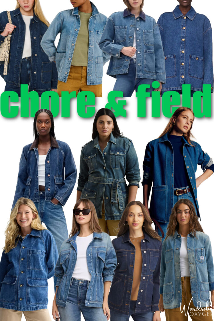 denim chore and field jacket trend