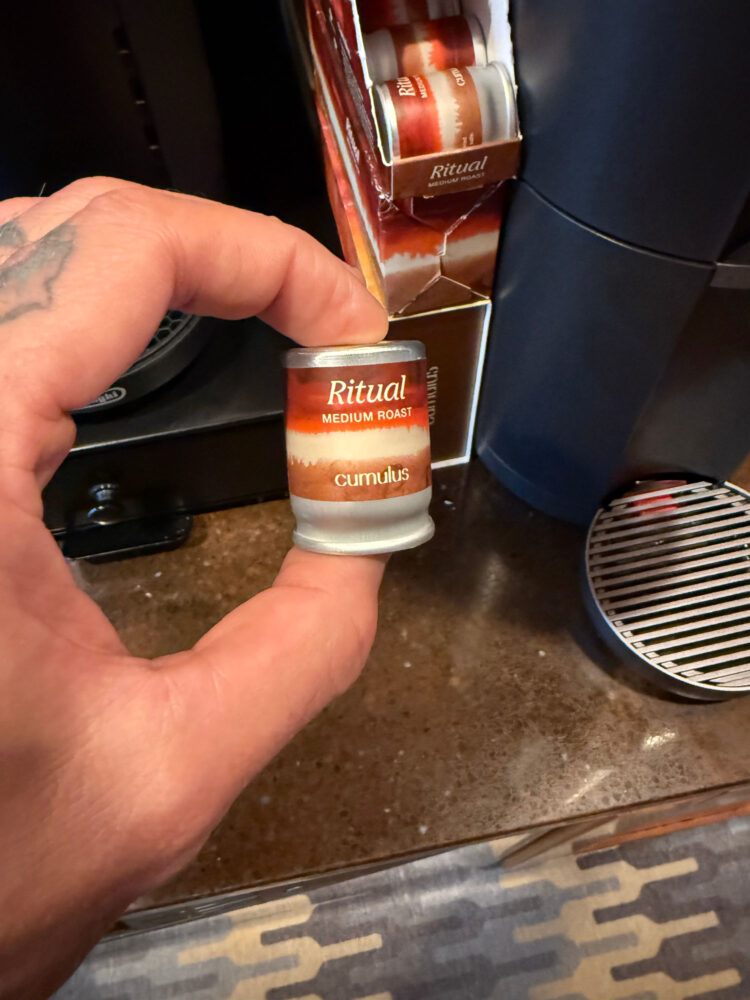 used cumulus coffee pod for scale