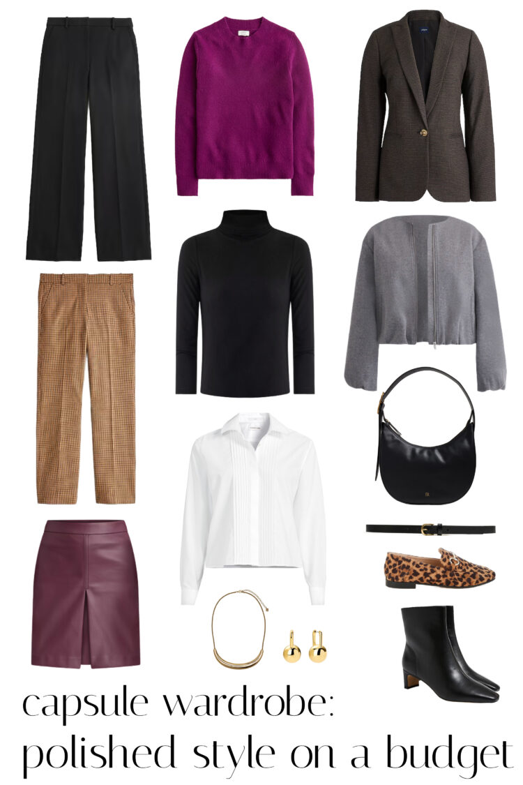 Fall Capsule Wardrobe: Polish on a Budget 1 capsule wardrobe polished style on a budget