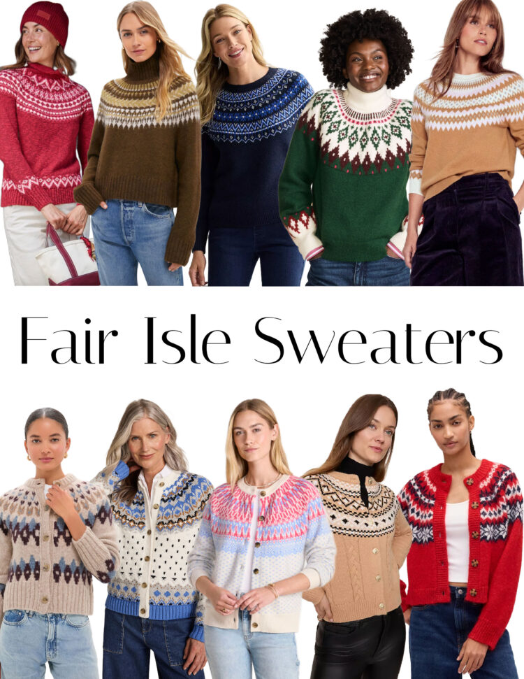 fair isle sweaters