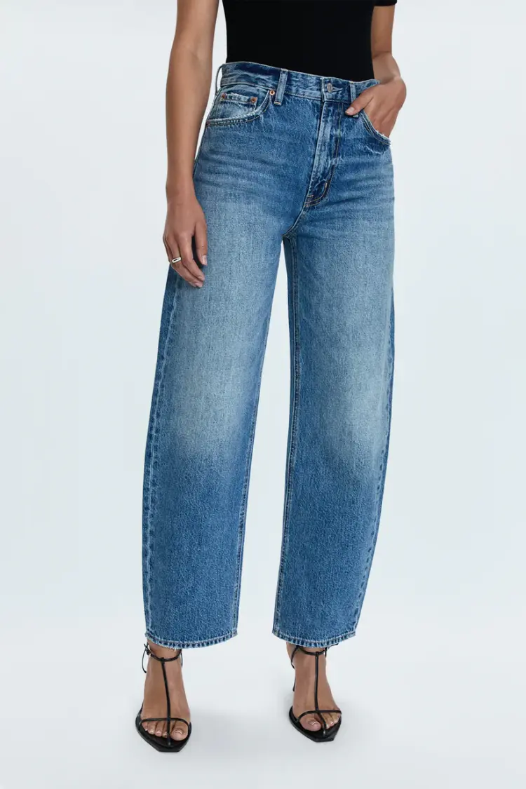 Pistola Wes High Rise Barrel Jean