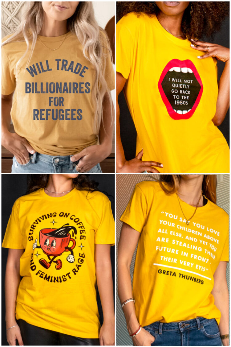 Wear Yellow October 18th 1 yellow activism tshirts for october 18 no kings