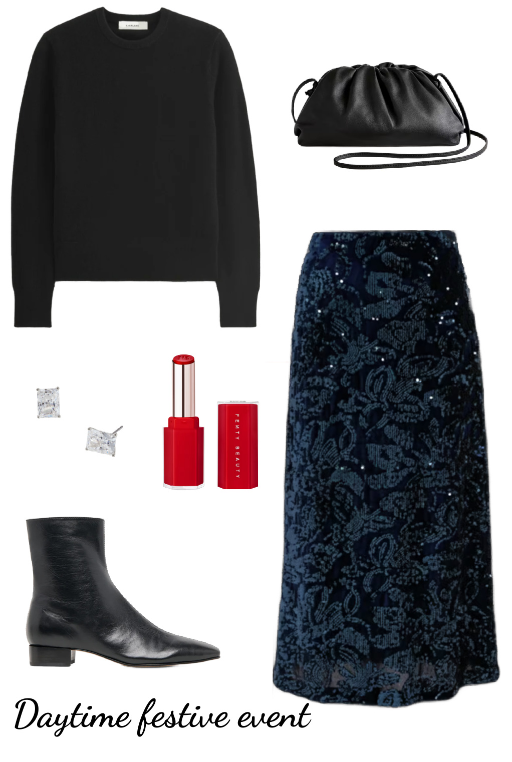 11 Holiday capsule wardrobe for women over 40 sample outfit