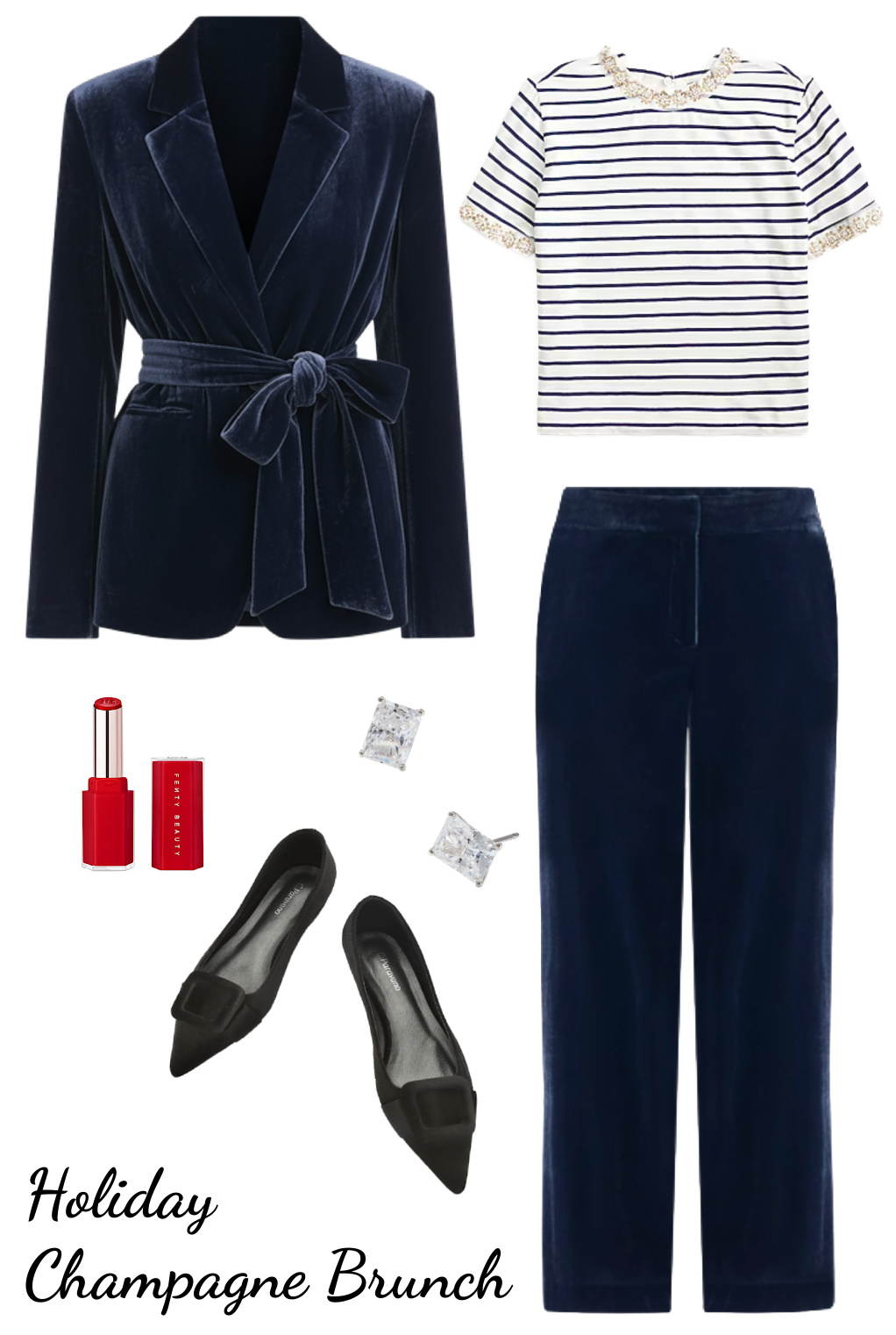 2 Holiday capsule wardrobe for women over 40 sample outfit