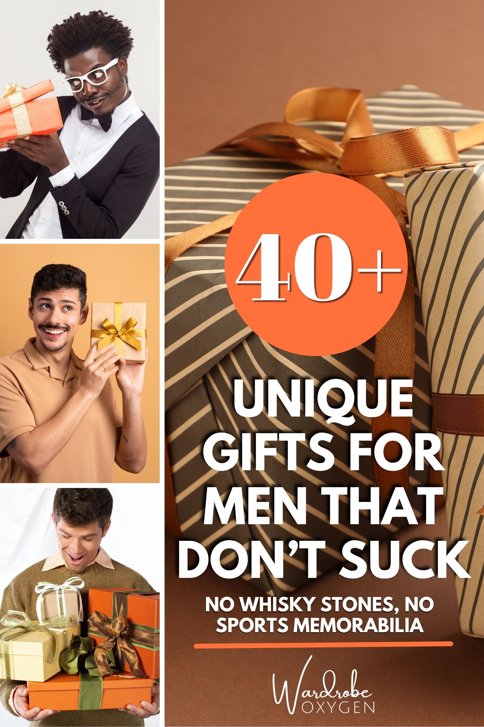 gift guide for men unique gifts that don't suck men in midlife dads