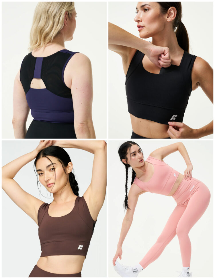 Forme Bra Review in Midlife: Support, Comfort, or Just Influencer Hype? 3 Forme Bra Review in Midlife by wardrobe oxygen featring four professional photos of the Forme Power+ Bra