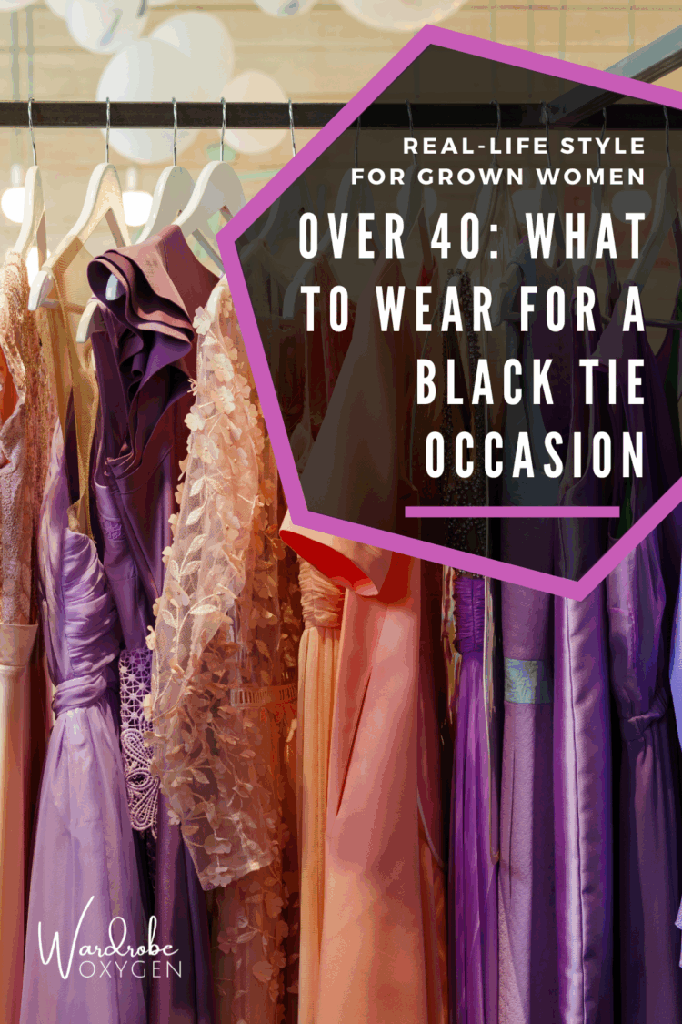 Over 40: What to Wear to a Black Tie Occasion 1 over 40 what to wear to a black tie occasion