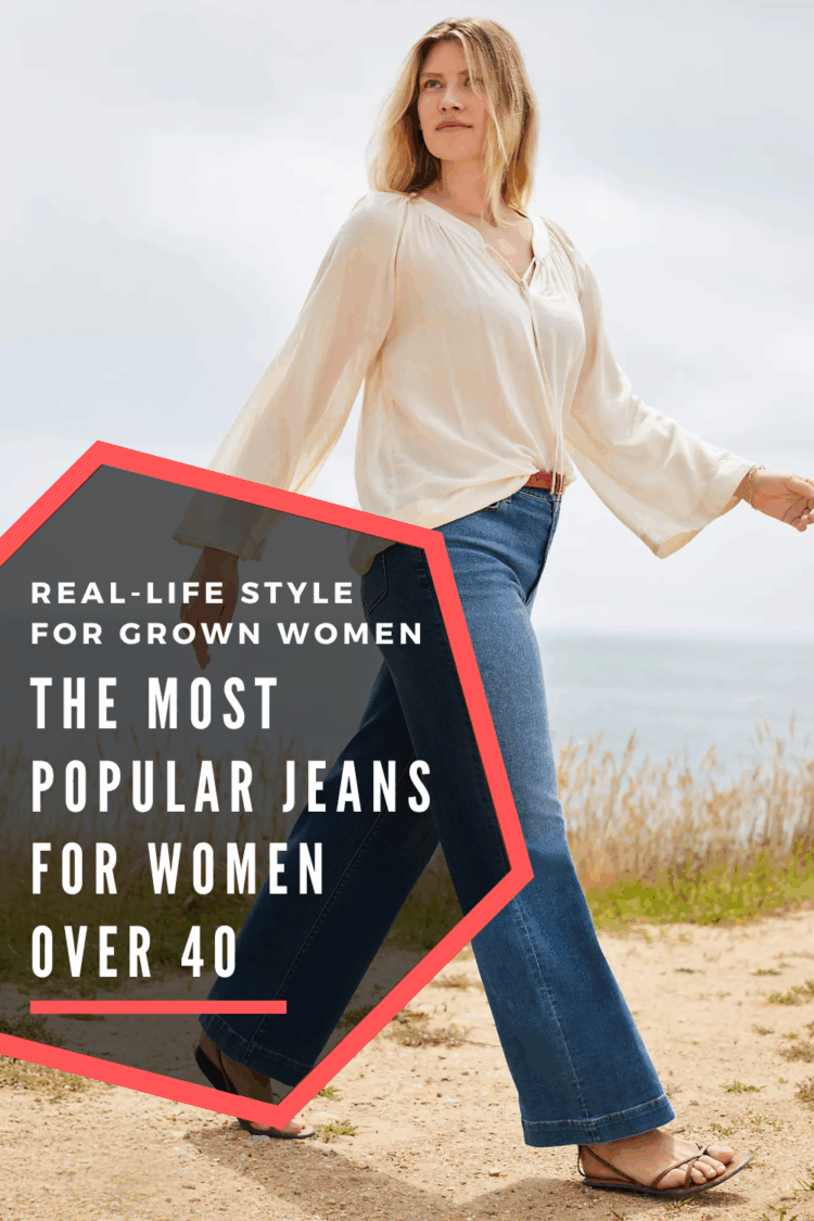the most popular jeans for women over 40