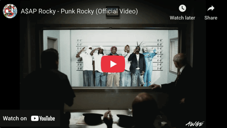 Weekend Reads for January 10 & 11 15 Screenshot from YouTube of A$AP Rocky - Punk Rocky (Official Video)