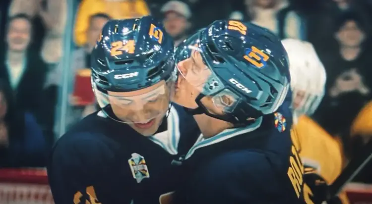 Weekend Reads for My Birthday Weekend 12 heated rivalry kissing on cheek on the ice