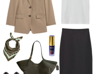 Outfit from the Everlane Capsule Wardrobe 2026 by Alison Gary of Wardrobe Oxygen, and over 40 fashion blog