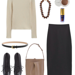 Outfit from the Everlane Capsule Wardrobe 2026 by Alison Gary of Wardrobe Oxygen, and over 40 fashion blog