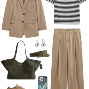 Outfit from the Everlane Capsule Wardrobe 2026 by Alison Gary of Wardrobe Oxygen, and over 40 fashion blog