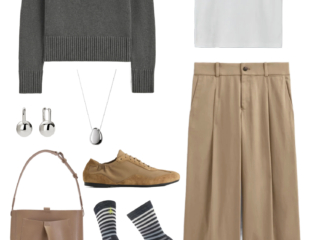 Outfit from the Everlane Capsule Wardrobe 2026 by Alison Gary of Wardrobe Oxygen, and over 40 fashion blog