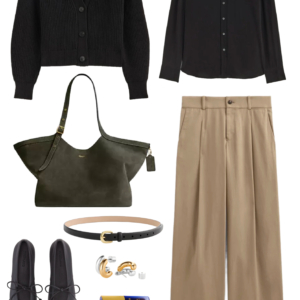 Outfit from the Everlane Capsule Wardrobe 2026 by Alison Gary of Wardrobe Oxygen, and over 40 fashion blog