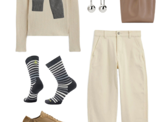 Outfit from the Everlane Capsule Wardrobe 2026 by Alison Gary of Wardrobe Oxygen, and over 40 fashion blog