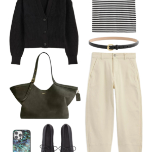 Outfit from the Everlane Capsule Wardrobe 2026 by Alison Gary of Wardrobe Oxygen, and over 40 fashion blog