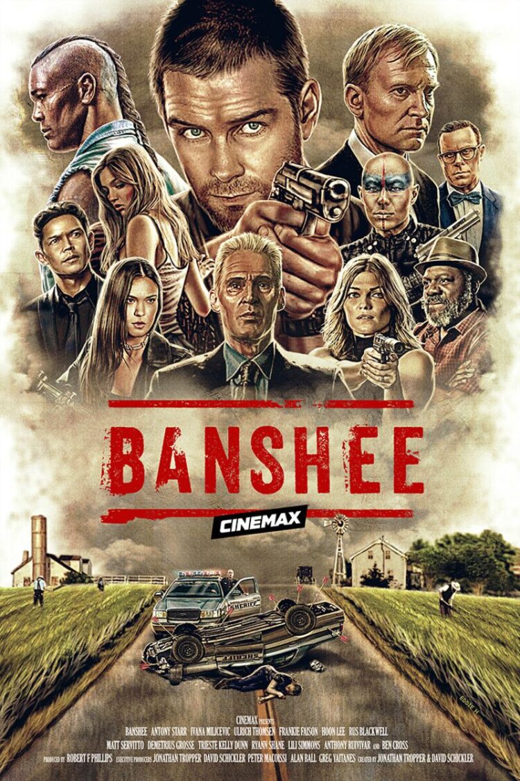 Weekend Reads for the End of February 3 marketing poster for the cinemax tv series banshee