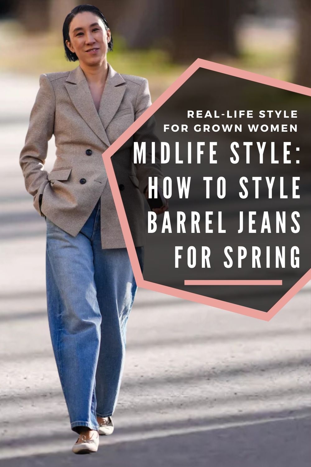 how to style barrel jeans for spring tips for women over 40