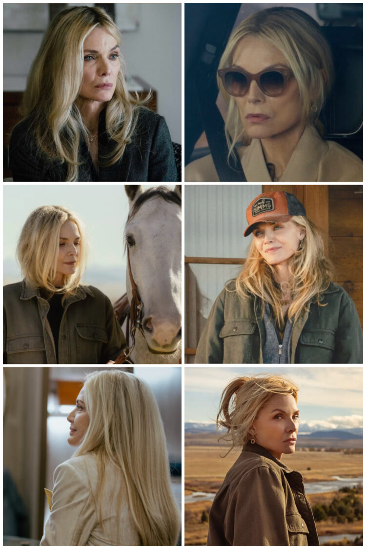 Weekend Reads for the 3rd No Kings Weekend 8 collage of six photos of michelle pfeiffer's hair in the madison season 1