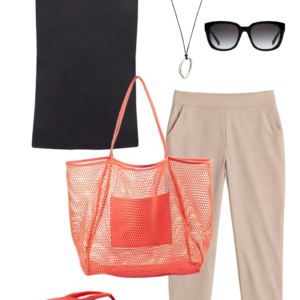 Vacation outfit collage: navy tank and tan Athleta Brooklyn ankle pants with a long silver pendant necklace, black sunglasses, coral mesh tote bag, and coral Archies flip flops.
Look 25: Vacation outfit collage: sky blue shirtdress worn as a dress with a teal-to-sky-blue ombre scarf draped at the neckline, silver ball stud earrings, black leather drawstring crossbody bag, and black Camper Dana sandals.
Look 26: Vacation outfit collage: sky blue shirtdress as a standalone dress with a cream UPF brimmer hat, coral mesh tote bag, and coral Archies flip flops.
Look 27: Vacation outfit collage: sky blue shirtdress worn open as a swim coverup over a dark olive one-piece swimsuit, teal floral silk square scarf, coral mesh tote bag, and coral Archies flip flops.
Look 28: Vacation outfit collage: sky blue shirtdress worn open as a layer over a dark olive one-piece swimsuit worn as a top with sky blue wide-leg pants, teal floral silk square scarf, black leather drawstring crossbody bag, and black Camper Dana sandals.
Look 29: Vacation outfit collage: dark olive one-piece swimsuit with white button-down shirt worn open as a swim coverup, cream UPF brimmer hat, black sunglasses, coral mesh tote bag, and coral Archies flip flops.
Look 30: Vacation outfit collage: dark olive one-piece swimsuit with black and white striped Lands' End UPF hooded tunic as a swim coverup, cream UPF brimmer hat, black sunglasses, coral mesh tote bag, and coral Archies flip flops.Question: this is a very long blog post. Should I be concerned with that in regard to audience traffic and attention span? Will people scroll through and read the whole thing in 2026?5:19 PMHonest answer: no, you shouldn't be concerned &mdash; with some caveats.
The length is actually an asset for this type of post. Capsule wardrobe posts are high-intent content. Someone landing on it isn't idly scrolling &mdash; they're actively trying to solve a packing problem. That reader wants depth. They want to know why the shirtdress works as four things, which shoes have arch support, whether it comes in their size. Long-form content that genuinely answers those questions performs well precisely because it satisfies intent better than a shallow post.
The real question isn't length &mdash; it's structure. Nobody reads a 4,000-word post linearly. They scan, they jump, they dip in where something catches them. The post is already set up well for this because the TL;DR box catches the skimmers up front, the H2/H3 structure lets people jump to what they care about (shoes, sizing, packing), the outfit section is visual-first so people scroll the images and only read the captions they care about, and the FAQ section catches people who scrolled to the bottom looking for a quick answer.
Where you could lose people: if the outfit descriptions in the post are heavy blocks of text rather than the tight bullet format in the draft, that's where eyes glaze over. The look-by-look section needs to stay lean and visual-forward &mdash; the images carry it, the text just contextualizes.
The 2026 reader reality: people are absolutely still reading long posts when the content earns it. What's changed is tolerance for padding &mdash; generic intros, filler sentences, restating what was just said. This post doesn't have much of that. The length comes from actual information (30 outfits, 28 pieces, sizing by brand, shoe rationale), not from fluff.
The TL;DR box does a lot of work here too &mdash; it's essentially permission for a skimmer to skim. They get the core value proposition in 30 seconds and self-select into reading more or going straight to the shop widget. That's the right architecture.
If anything I'd add one thing: a visual anchor early in the post (the capsule collage image) and then the outfit images distributed throughout are what will keep people scrolling. The writing supports the visuals, not the other way around for this type of content.Bulleting out the different outfits... is this high priority or can it be removed without much sacrificed?5:55 PMYou can remove it without much sacrifice &mdash; and honestly the post might be better for it.
Here's why: the outfit section in the draft was always a placeholder standing in for your actual Look images. Now that you have 30 outfit collages, the images are the outfit section. They do the job infinitely better than bullet points ever could. A reader isn't going to parse "Athleta Brooklyn pants + coral tee + Keds BlissMove sneakers + Athleta crossbody + Class V hat" &mdash; they're going to look at Look 20 and either feel it or not.
What I'd replace the bulleted outfit section with is a short intro paragraph before the images that frames how to read them &mdash; something like pointing out that the same teal pants appear in Looks 1, 2, 3, 4, 5, 6, 7, and 8, which is the whole point. Then let the 30 images speak. Readers will scroll the looks the way they'd scroll Instagram &mdash; visually, quickly, stopping when something resonates.
The only thing worth preserving from that section is the occasion framing &mdash; Morning Hike, Elevated Evening, Beach/Pool, etc. Those subheadings give readers a way to find themselves in the content ("I need a dinner look, let me jump there") and they're good for AEO since people search by occasion. You could keep those as simple H3 labels above clusters of look images rather than as headers over bullet lists.
So the revised structure would be: occasion H3 &rarr; 4-6 look images grouped under it &rarr; no bullets needed. Tighter, more visual, same SEO value from the occasion keywords.Do I need the section  Can You Really Fit This in One Bag?5:56 PMYou can cut it or fold it into a shorter callout &mdash; it's the weakest standalone section in the post.
The packing information is genuinely useful but it doesn't need its own H2. What's in that section is really two things: a reassurance that the pieces pack well (which is already covered in the individual piece descriptions &mdash; EF fabrics don't wrinkle, the rain jacket stuffs into its pocket, the mesh tote collapses), and your honest size caveat about being a 14/16 and what that means for bag claims.
The size caveat is actually the most valuable and distinctive part of that section &mdash; it's the kind of thing only you would say, and it builds trust. I'd keep that one paragraph but move it into the size inclusivity section where it already lives in a slightly different form. It fits naturally there.
The bullet list of packing tips (ranger roll your wide-legs, wear the Keds on the plane) is fine but generic &mdash; it's the kind of content that exists on a thousand other travel packing posts and doesn't add much to what makes this capsule distinctive.
So the recommendation: delete the section as a standalone H2, move the size-14/16 packing caveat into the size inclusivity section if it isn't already there clearly, and let the individual piece descriptions carry the "this packs well" message organically. You lose nothing meaningful and the post gets tighter.