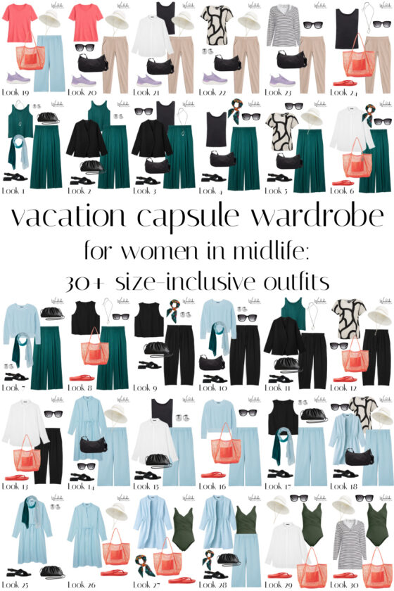 Vacation Capsule Wardrobe for Women Over 40: 30 Looks (2026)