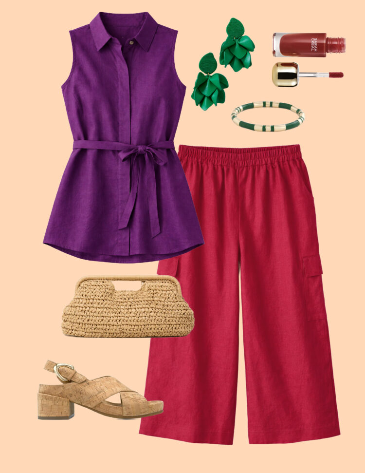 How to Style Universal Standard Linen: 8 Outfit Ideas for 2026 8 colorblocking linen pieces from Universal Standard for a day wedding in summer 2026