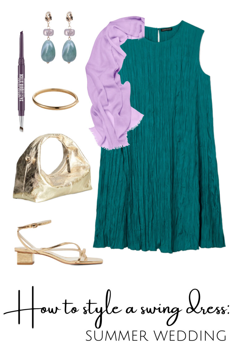 How to Style a Swing Dress: 6 Outfits for Women Over 40 4 how to style a swing dress in midlife for a summer wedding