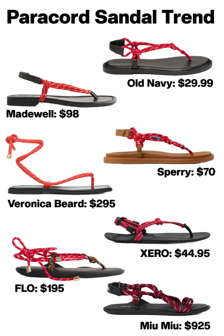 paracord sandal trend for 2026 where to shop