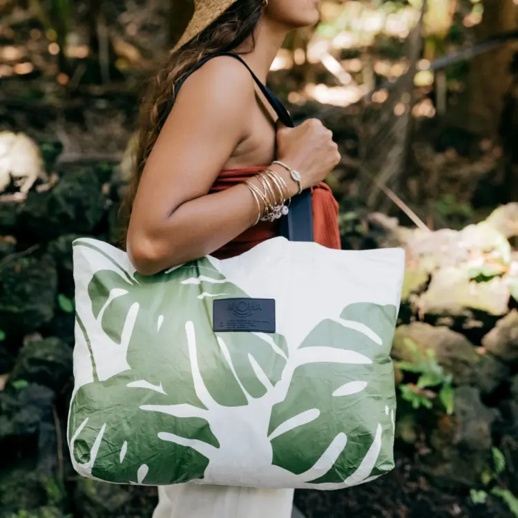 The Best Beach Tote Bags: Large, Lightweight, and Actually Fits Over Your Shoulder 3 the aloha holo holo tote is the best travel beach bag