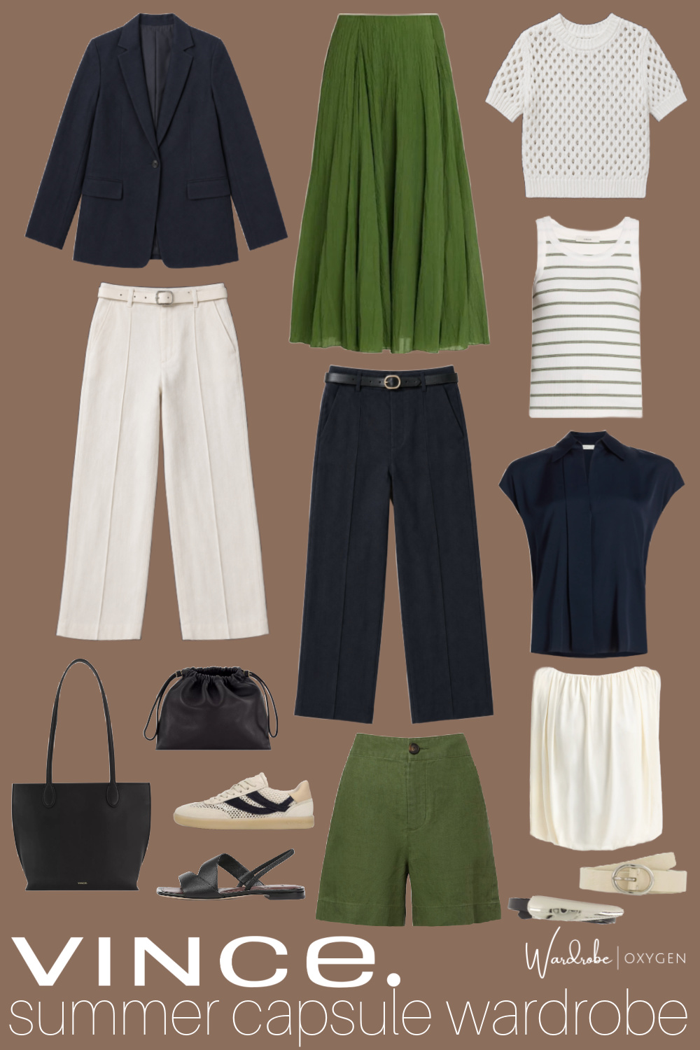 vince summer capsule wardrobe