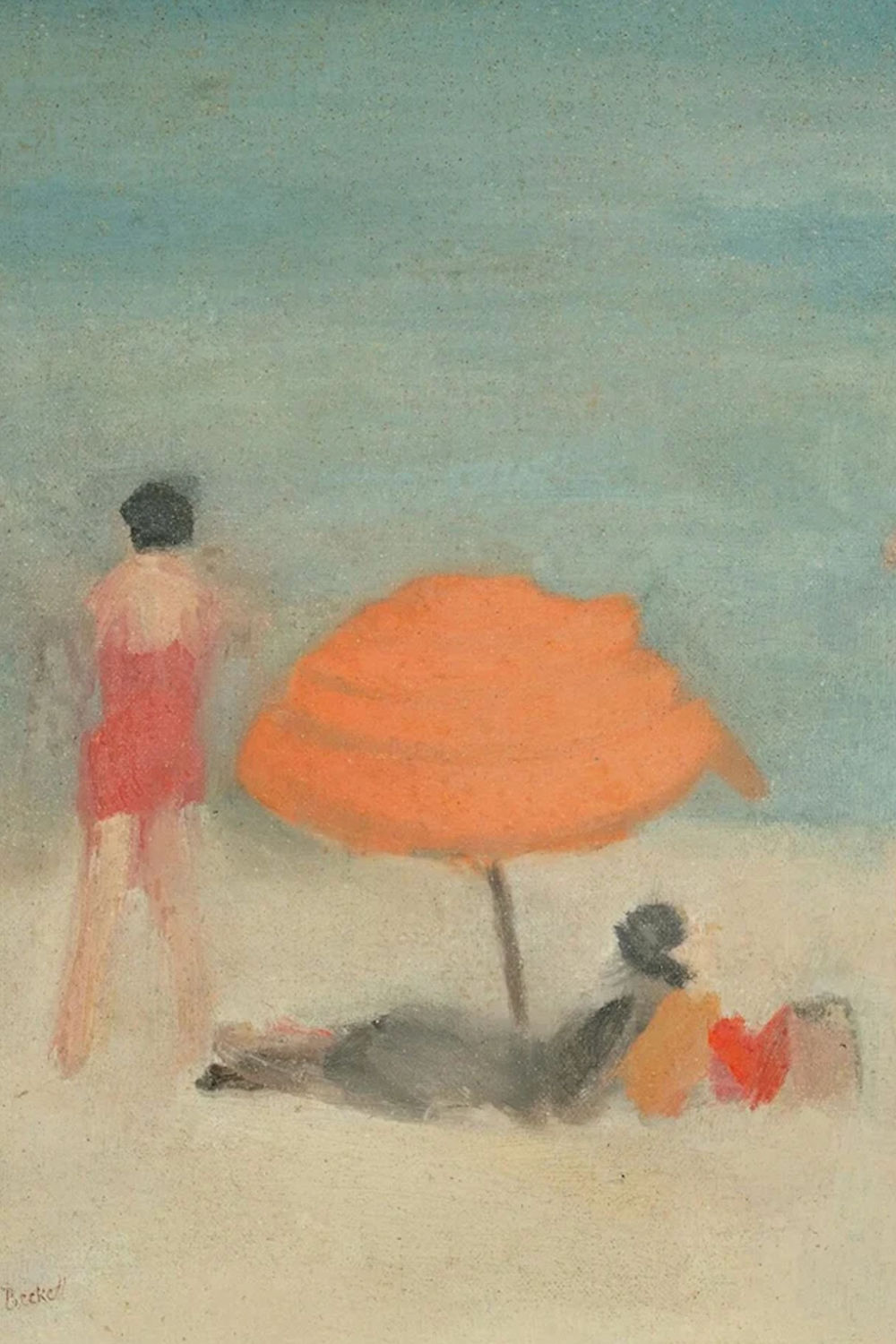 Clarice Beckett, Beach Scene, 1932-33