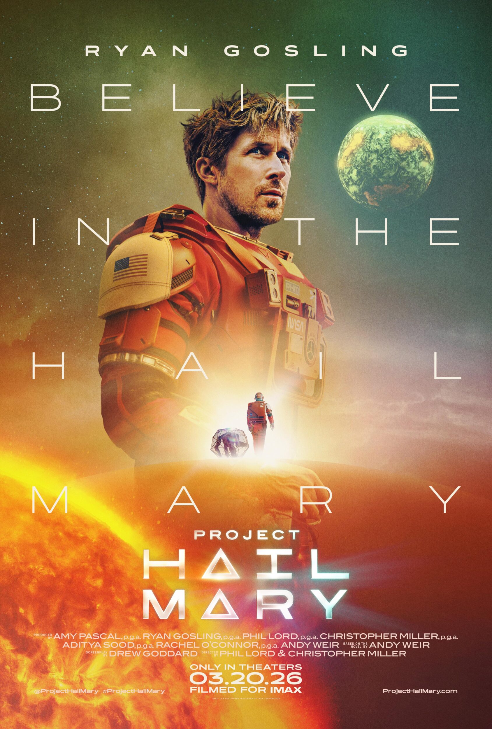project hail mary promotional poster