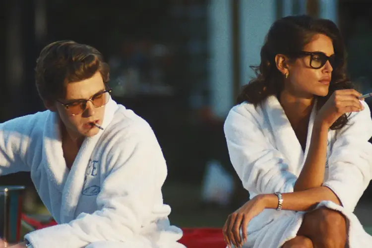 Weekend Reads for August 22 & 23 5 bret and susan from the shards wearing hotel bathrobes and sunglasses smoking cigarettes