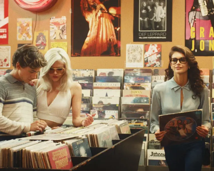 Weekend Reads for the Start of September 6 bret, debbie and susan in a record shop in the hulu series the shards