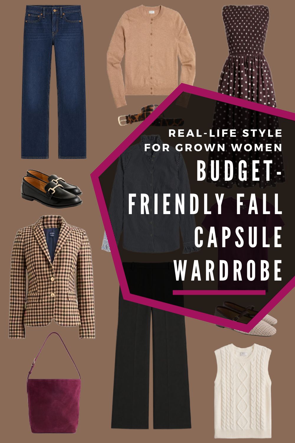 budget friendly early fall capsule wardrobe