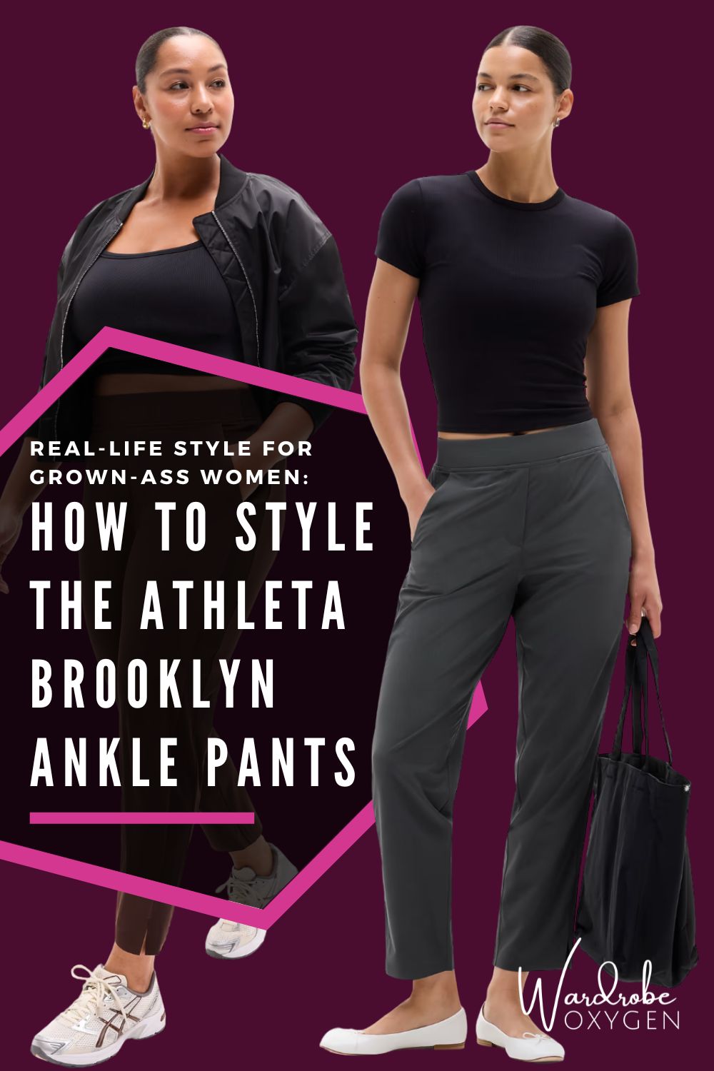 how to style the athleta brooklyn ankle pants